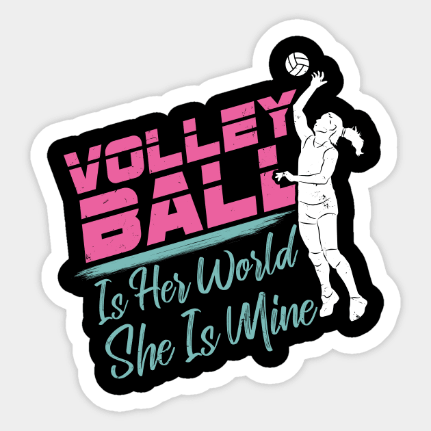 Cute Volleyball Mom Sport Lover Gift Sticker by Dolde08